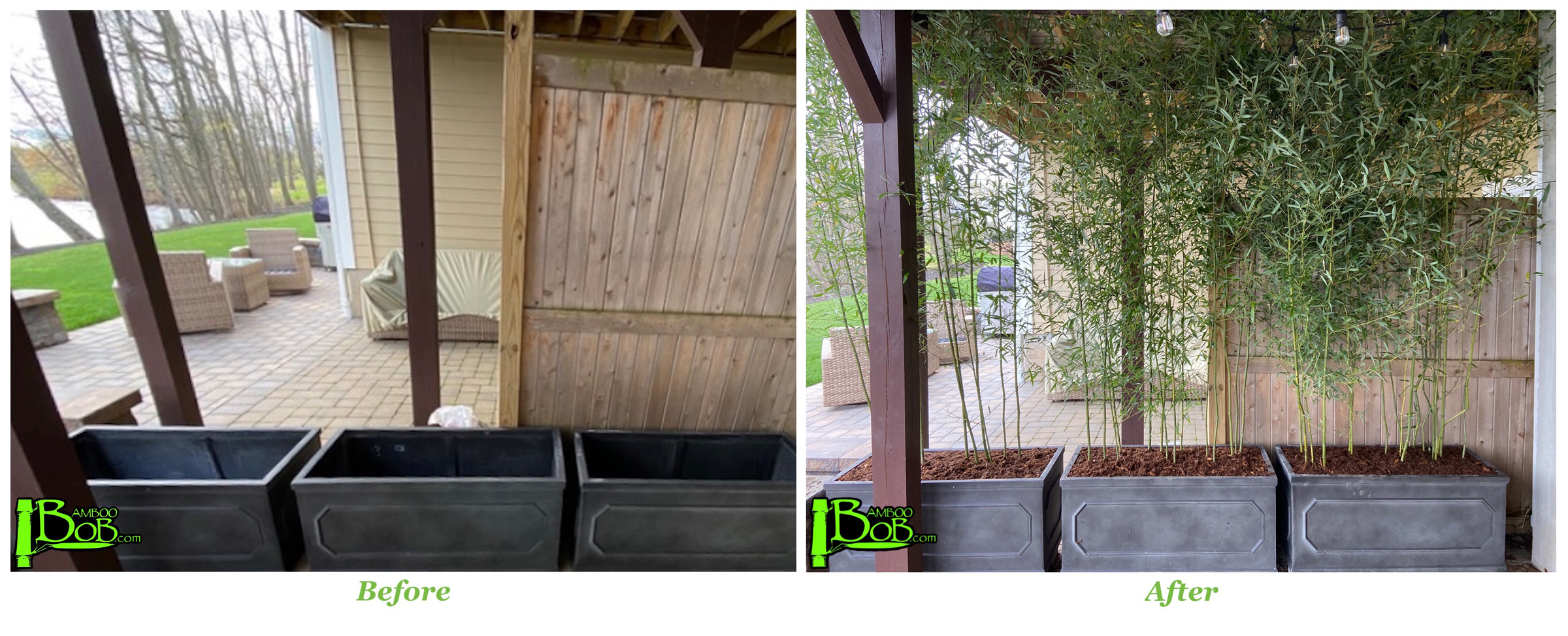 Livingston, NJ Planters - Before + After